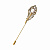SP2907 PEARL Broosh feather with pearls