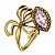 AN1059 LAVANDA Ring FIORE DI FIRENZE