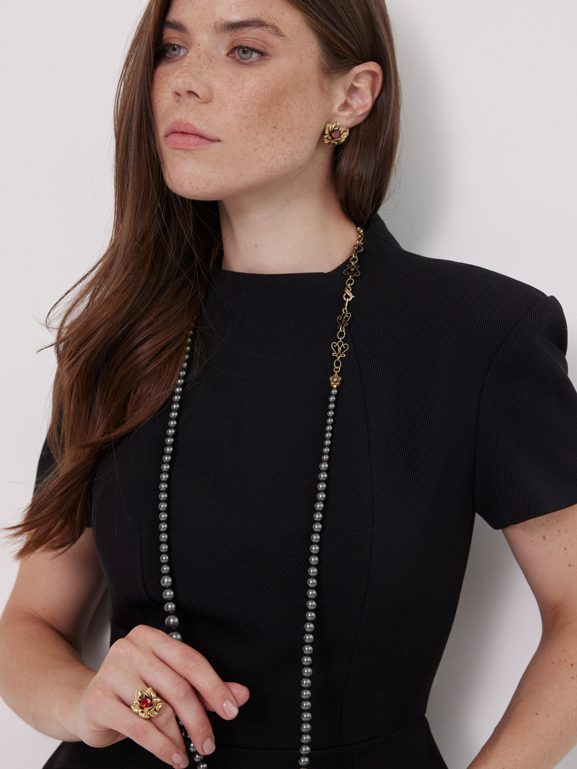 CO1533 PERLA GRAFITE Collana PER SEMPRE CON TE