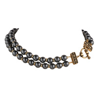 CO1863 PERLA GRAFITE Collana EREDITA DEI MONARCHI