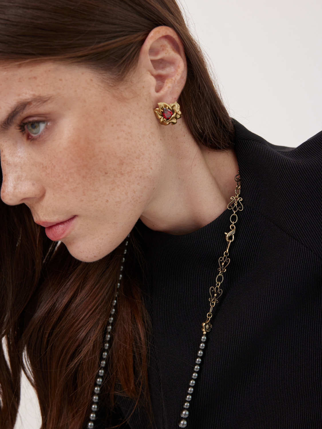 CO1533 PERLA GRAFITE Collana PER SEMPRE CON TE