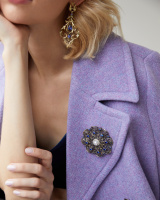 SP1850 TANZANITE Сотуар/Broosh ORNATO