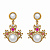 OR1306 Earings пусеты CORONA с подвеской