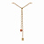 CO0410 CHAMPAGNE/GIALLO Collana - галстук CARAMELLO